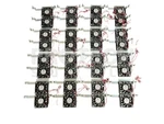(lot Of 16) X2 Delta EFB0612HHA Dc Brushless Cooling Fan 12V + Bracket Assy. Fixed Price $230.00.