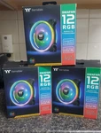 Thermaltake - Swafan 12, 120MM Computer Gaming Fans 9 Rgb Read!!. Fixed Price $200.00.