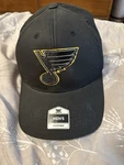 St. Louis Blues Nhl Authentic Pro Fan Favorite Adjustable Black New With Tags. Fixed Price $14.00.