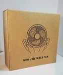 Small Compact Usb Desk Fan With Led Night Lights, 3 Speed Quiet Custom Bases. Fixed Price $19.99.