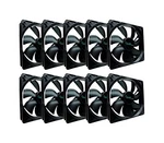 Apevia CF1012SBK 120MM Black Case Fans 10-PACK. Fixed Price $51.74.