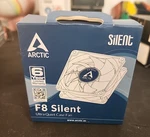 Arctic P8 Silent (black) 80 Mm Case Fan Very Quiet Motor Computer 1600 Rpm. Fixed Price $14.99.