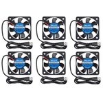 6PCS 40MM X10MM Dc 5V Usb Brushless Cooling Fan, Dual Ball Bearing, Quiet.... Fixed Price $14.81.