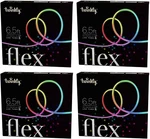 Twinkly Flex White Wire Light Tube, Multicolor, Rgb Led, 6.5FT (pack Of 4). Fixed Price $84.38.