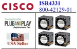Pack Replacement (fans Only) For Cisco ISR4331 800-42129-01; 700-45498-01. Fixed Price $99.95.