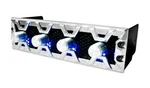 Fan Controller 4 Channels Lamptron FC3 Silver Black Bezel Blue Led For 5.25" Bay. Fixed Price $28.95.
