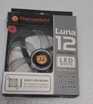 Thermaltake CL-F018-PL12WT Anti-vibration Luna Led White 120X120X25MM Fan. Fixed Price $28.99.