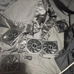 Montech TF-B28L0 12V Black Plastic Case Fan Set, Computer Cooling, Made China. Fixed Price $35.00.