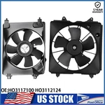 Pair Condenser Radiator Cooling Fan Assembly For Honda Civic 2006-2011 1.8L. Fixed Price $88.99.