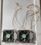 Set Of Nidec Beta Sl D09A-12PH 06A Fan, From Fujitsu Plasma Tv, Dusty, Works. Fixed Price $9.99.