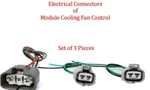 Set 3 Pcs Connectors Of Module Cooling Fan Control Fit: Lancer Outlander Mazda 6. Fixed Price $18.00.