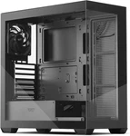 Atx Mid-tower Case With Dual Tempered Glass & Pwm Fan, Black DS900. Fixed Price $125.99.