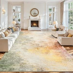 5X7 Area Rugs For Living Room, Washable Abstract Soft Bedroom Non-slip Lo.... Fixed Price $120.69.
