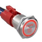 Apiele Push Start Ignition Switch, Off-(on) Momentary, Silver Shell-red. Fixed Price $24.05.