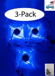 3-PACK: Enermax Twister 92MM 25MM Blue Led 3PIN 12V 0.4A Pc Case Cooling Fan. Fixed Price $22.99.