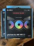 Lian Uni Fan Infinity 140 Reverse Blade Single Pack Black 14RSLIN1B New. Fixed Price $50.00.