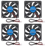 4PCS Dc Coolng Fan 80X80X15MM 80MM 12V Dual Ball Bearing Brushless Case Coole.... Fixed Price $15.93.