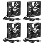 Aceirmc 4PCS 120MM Usb Brushless Cooling Fan X 25MM Dc 5V 12025. Fixed Price $22.70.
