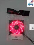 New Enermax 80MM 25MM Red Led 3-PIN 12V Pc Case Cooling Fan + Screws. Fixed Price $9.99.