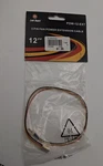 Link Depot 3 Pin Fan Power Extension Cable 12" Black Red Yellow (new Box). Fixed Price $5.00.