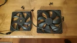 Noctua Chromax.black Bundle (2 Fans), NF-A12LP + NF-A14, Excellent Condition. Fixed Price $42.99.