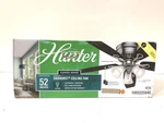 Hunter Oakhurst 52 In. Indoor Low Profile Brushed Nickel Ceiling Fan Sealed. Fixed Price $99.99.