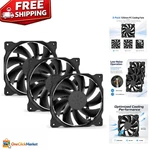 3-PACK 120MM Long Life Cooling Fans Ultra Silent & High Air Flow Performance. Fixed Price $23.79.