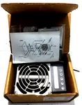 Stego 03103.9-00 Enclosure Fan Heater Type Hvl 120VAC 50/60 Hz 150W (B-4). Fixed Price $225.00.