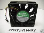 Nidec Model VA450DC Cooling Fan 120MM 12VDC New!!!. Fixed Price $28.00.