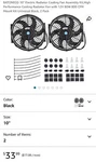 Batoneco 10" Electric Radiator Cooling Fan Assembly Kit,high Performance. Fixed Price $16.99.