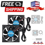 2PCS 80MM Usb Fan 5V Brushless 8025 80X25MM For Cooling Diy Computer Case .... Fixed Price $20.69.