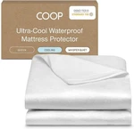Coop Home Goods Ultra-cool Waterproof Mattress Protector, Queen Size. Fixed Price $44.99.
