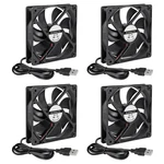 4PCS 120MM Usb Brushless Cooling Fan 5V Dc Quiet Mini Computer Appliance. Fixed Price $20.98.