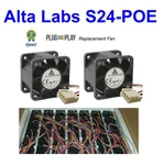 2X Quiet Replacement Fans For Alta Labs S24-POE. Fixed Price $45.95.
