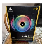 Corsair LL120 Rgb 120MM Pwm Case Fans 3-PACK Black CO-9050072-WW. Fixed Price $50.00.