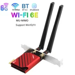 Pcie Wifi 6E Card For Desktop AX5400 Tri-band With 6GHZ Bt 5.3 Wireless Network. Fixed Price $19.19.