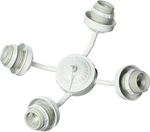 Elegant White Led Fan Light Kit Model 2444-8070 For Classic Homes. Fixed Price $168.99.