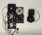 Lot Of 8 Pc Cooling Fans & Cpu Coolers Corsair, Msi, Aerocool, Amd, Intel. Fixed Price $34.94.