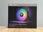 Thermaltake CT120 Ex Argb Sync Pc Cooling (3-FAN Pk).. Black. Fixed Price $49.95.