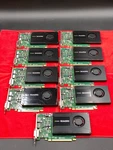 9 Lot Pny Nvidia Quadro 4GB GDDR5 Graphics Card DVI/2 X Dp VCQK2200-T. Fixed Price $291.59.