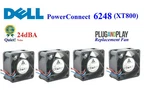 4X Quiet (18DBA) Noise Delta Replacement Fans For Dell Powerconnect 6248 (XT800). Fixed Price $89.95.
