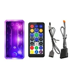 For Case Fan Cooling Cooler Adapter Led Rgb Lamp Controller+remote. Fixed Price $15.03.