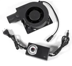 120MM Dual Ball Blower Fan 12V With Ac Plug & Speed Controller For Cooling. Fixed Price $19.35.