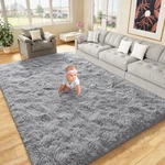 Lochas Ultra Soft Indoor Modern Area Rugs 4' X 5.3' (rectangular), Grey. Fixed Price $26.99.