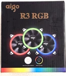 New Aigo Aurora R3 Rgb 120MM Case Fan 3-PACK (B1). Fixed Price $19.95.