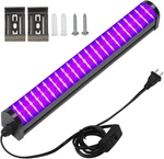 Upgrade 25W Led Black Bar 72 Uv Big Chip 395-405 Nm, Lights Fo. Fixed Price $19.04.