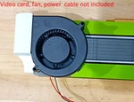 Nvidia Tesla P40 P100 V100 K80 M40 Blower Fan Adapter Kit Shroud, Bolts, Wrench. Fixed Price $19.95.