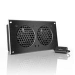 Infinity Airplate S5, Quiet Cooling Fan System 8" With Dual 80, Black. Fixed Price $49.75.