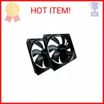 Apevia AF212S-BK 120MM 4PIN Molex & 3PIN Motherboard Silent Black Case Fan (2-PK. Fixed Price $15.17.