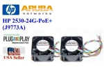 2X New Replacement Fans For Aruba Hp 2530-24G-POE+ (J9773A). Fixed Price $49.95.